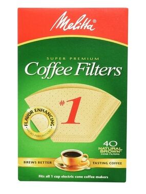5pk Melitta #1 Coffee Filters